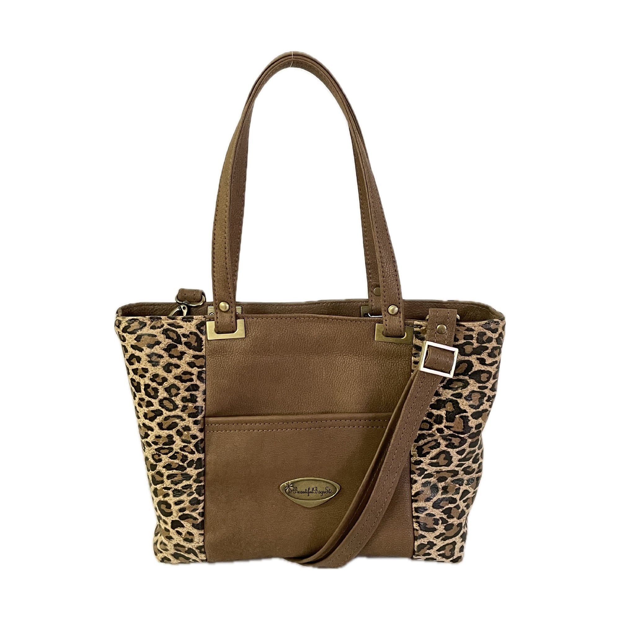 Abigail Tote Leopard and Leather