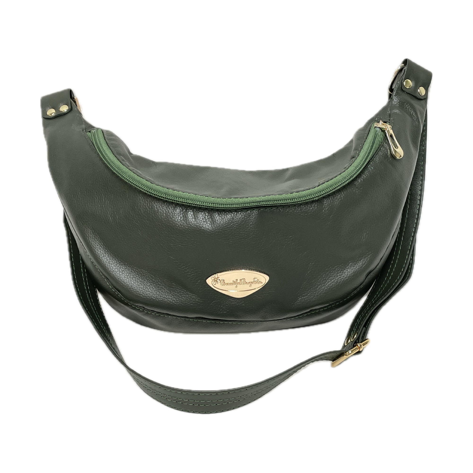 Harmony Hip Bag Dark Forest Green Leather