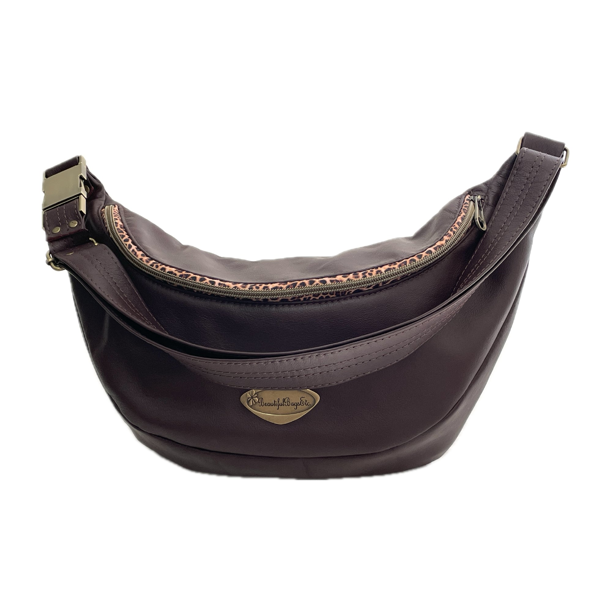 Harmony Hip Bag Dark Mahogany Leather