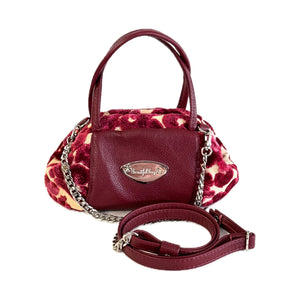 Madison Mini Doctor Bag Leather and Velvet