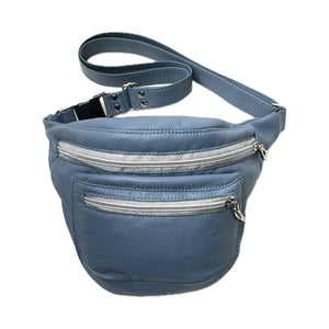 Melody Hip Bag Powder Blue Leather