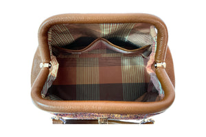 Annabelle Doctor Bag Autumn Blaze Tweed and Leather