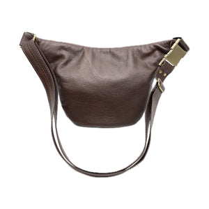 Melody Hip Bag Chocolate Brown Leather