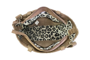 Abigail Tote Leopard and Leather