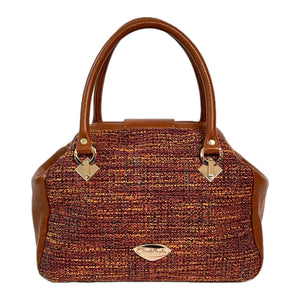 Annabelle Doctor Bag Autumn Blaze Tweed and Leather