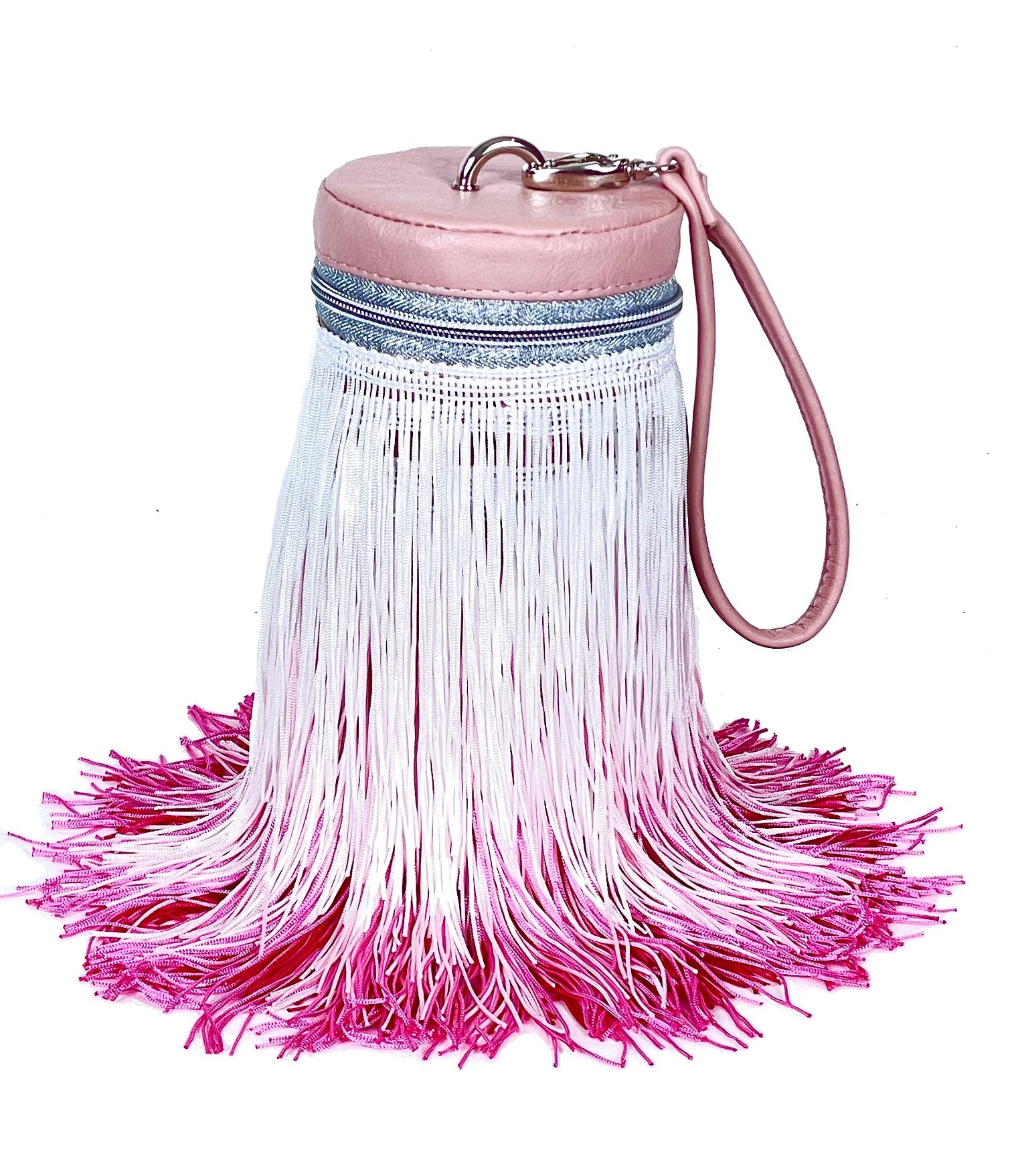 Pink Fringe Bag